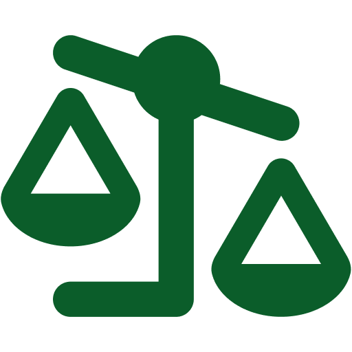 Scales balance icon for work life harmony