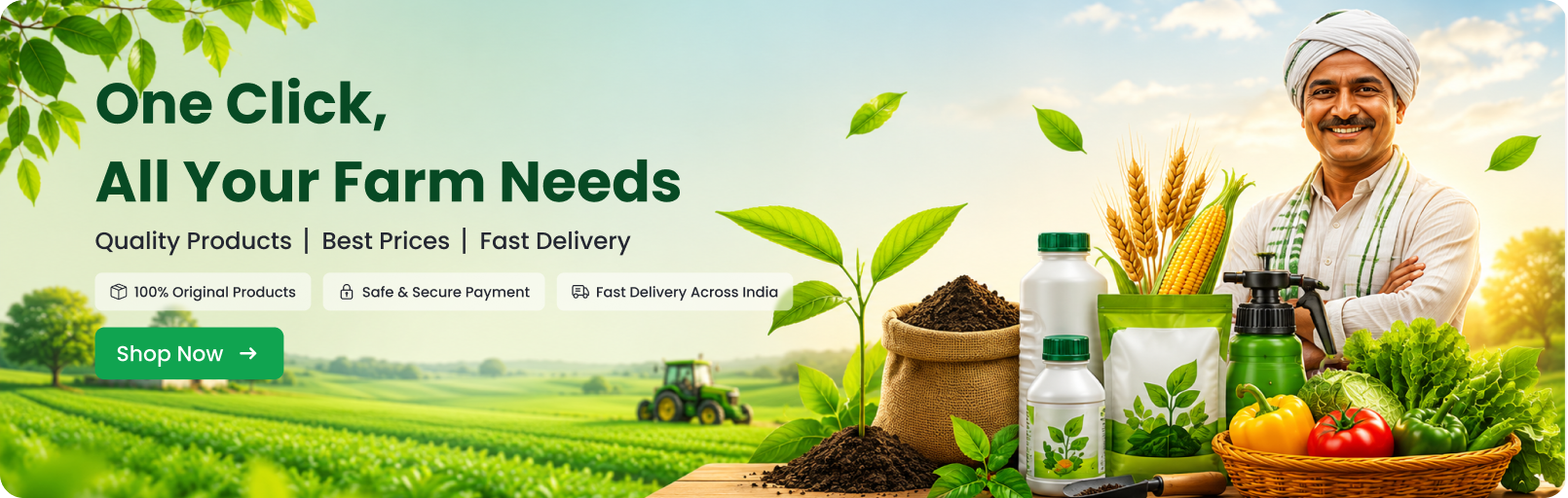 Shop quality seeds, fertilizers, and farm essentials at Bharat AgroLink